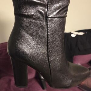 Classic Black Women's High-Heel Boot